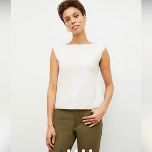 M.M. LaFleur The Eileen Top - Eco 365Knit - Ivory